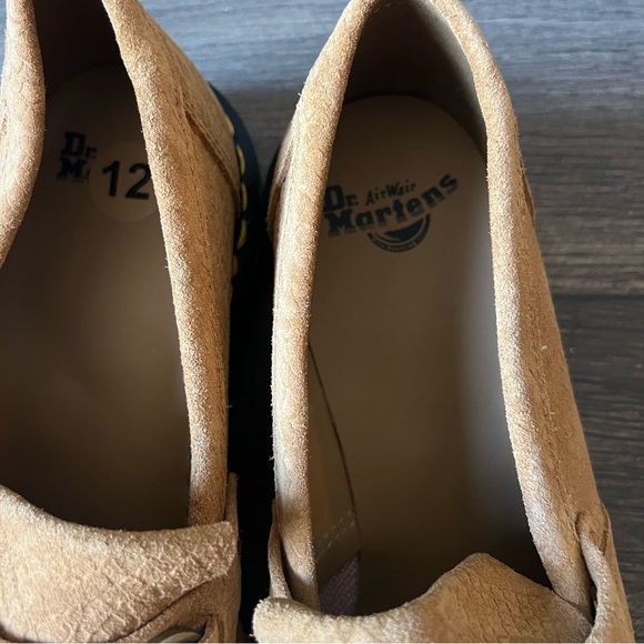 Dr Martens Adrian Snaffle Repello Python Emboss Suede Loafers Brown Mens Size 12 - Picture 8 of 11